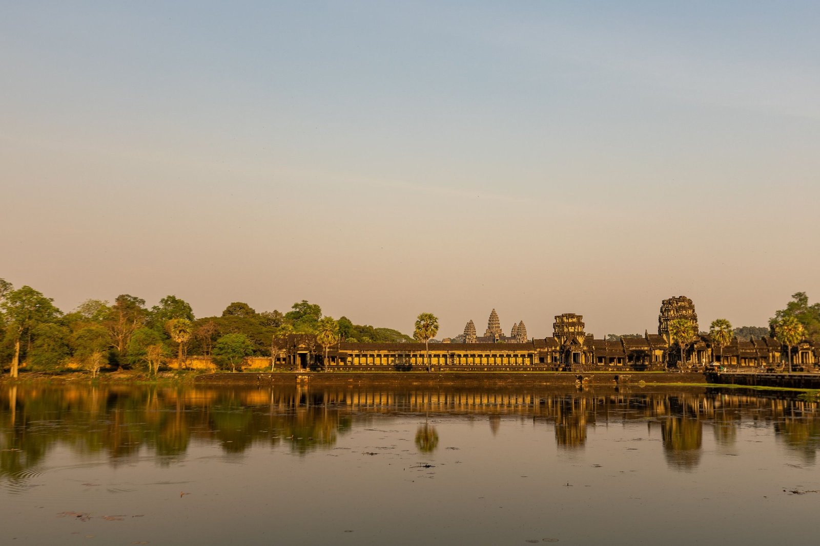 Temples at first light