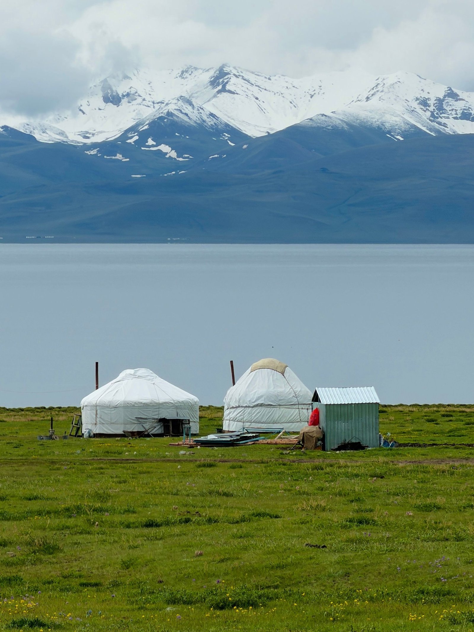 Yurts and alpine lakes